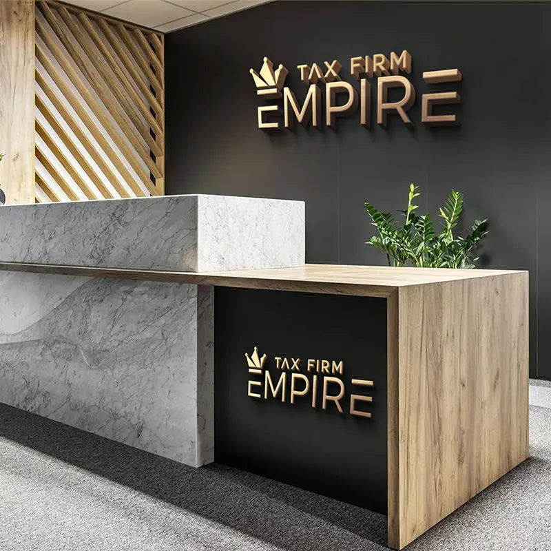 Tax Firm Empire tax office front desk